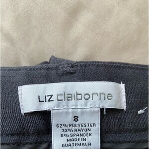 Liz Claiborne dark gray slacks